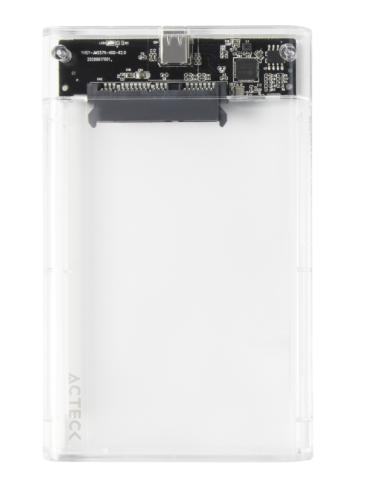 Carcasa Para Disco Duro USB 3.0 ARMOR CLEAR HC430 Acteck -