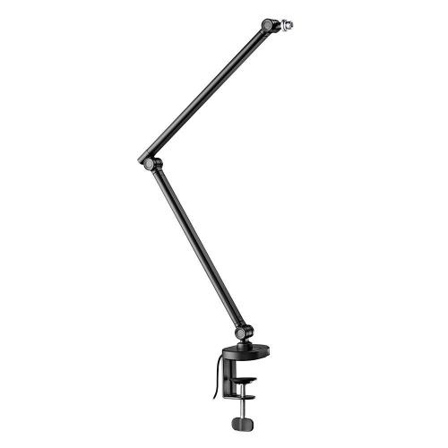 Soporte para Micrófono ENFORCE ZONE MICRO BM400 ACTECK  ADVANCED SERIES Soporte de Escritorio para Micrófono - Iluminación Led RGB