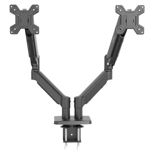 Soporte Doble Monitor F590 MOTION SM727  ACTECK Soporte Articulado para Doble Monitor con C-Clamp -