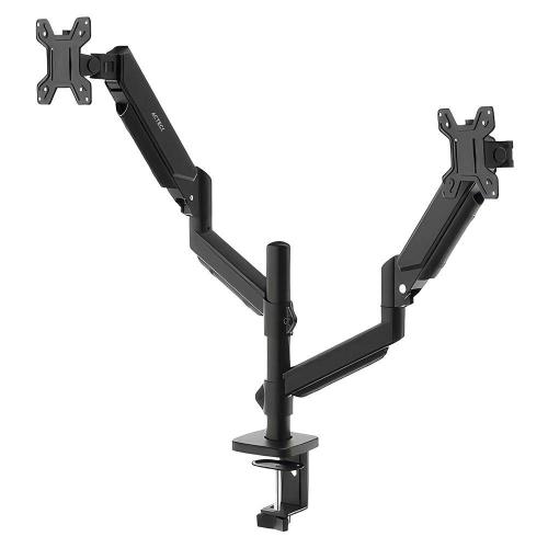 Soporte Doble Monitor ENFORCE MOTION SM728  ACTECK Soporte Articulado para Doble Monitor con Ajuste de Altura y C-Clamp -