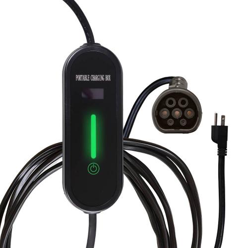 CARGADOR DE VIAJE REGULABLE EV-OMB121 ALTER CONECTOR TIPO 2 CON ENTRADA/SALIDA 120VCA POTENCIA MAX 1.9 KW CON CLAVIJA UNIVERSAL TIPO NEMA 5-15P -