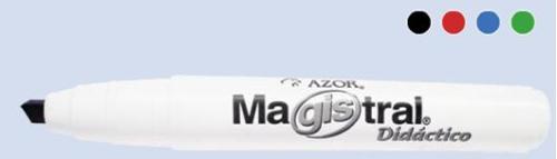 Marcador Magistral Azor 8350NE paquete de 12 piezas - Negro