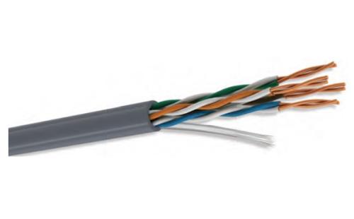 Bobina UTP CAT6 para interior - 4 pares, 23 AWG, bobina de 305 mts, 100  cobre, condumex 66446835, color gris