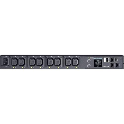 PDU CYBERPOWER PDU41004 - Voltaje 100 - 240 conmutación y monitoreo local/remoto en tiempo real, Trabajo en altas temperaturas