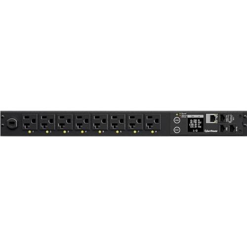 PDU CYBERPOWER PDU41002 - Voltaje 100 - 120 Trabajo en altas temperaturas, Visor de carga en tiempo real digital