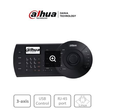DAHUA NKB1000-E - Teclado Controlador IP con Joystick para PTZs Analogicas e IP/ Control de DVRs y NVRs/ Pantalla LCD/ RJ-45 -