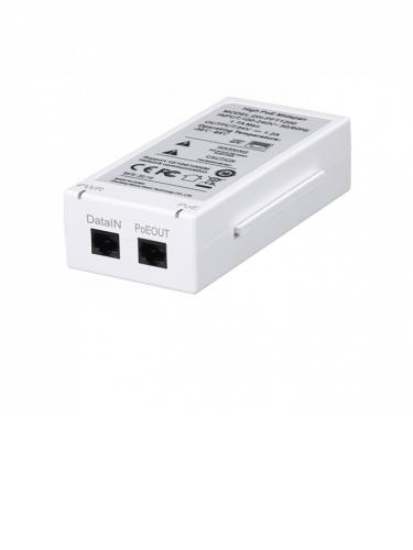 DAHUA PFT1200 - Inyector Hi-Poe Midspan Gigabit/ Soporta PoE/PoE+/ Soporta Hi-PoE 60 Watts para PTZ/ Indicadores Led de Status/ Funciona con Extensor: -