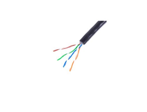 SAXXON OUTP5ECCAEXT - Cable UTP CCA / Categoria 5E / Color negro / Exterior / 305 Mts / 4 Pares / Doble forro/ -