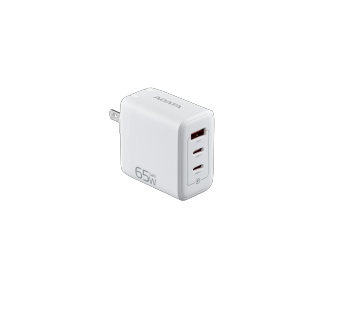 Cargador de pared ADATA - 65W, Admite los estándares de carga rápida PD3.0 y QC 4.0 . Color BLANCO, CHARGERU-0653-QCPDWH