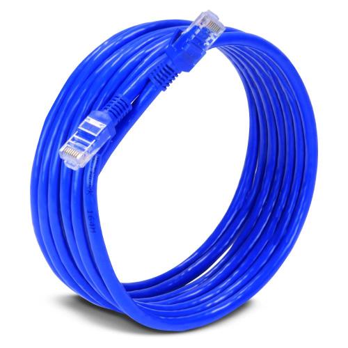 Cable de red UTP CAT 6 Marca EC Line Modelo (EC-CABCAT6) - Ethernet 3 mts. Entrada RJ45, Calibre 24 AWG. Garantía 1 año.