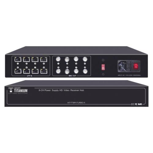 TRANSCEPTOR EPCOM  4K 1*Receptor Activo 8 Canales -