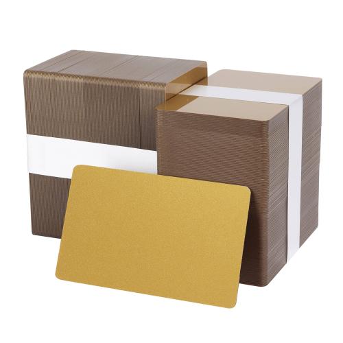 TARJETA PVC DORADO PAQ/500 IDM-PVCB30M -