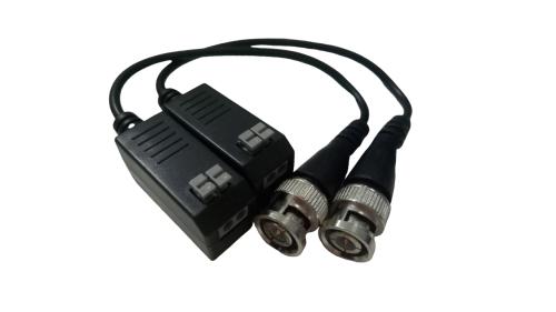 Kit de Transceptor (Balluns) TURBOHD con Boton Push / Hasta 8 MP (4K) / 100  Cobre / Soporta HD-TVI / AHD / CVI / CVBS / Audio por Coaxitron -
