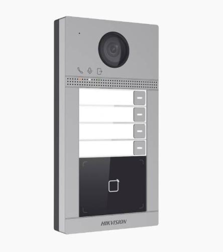 Videoportero IP 2 Megapixel / Llamada y Apertura Remota desde App Hik-Connect / PoE / Exterior IP65 + Antivandalico IK08 -