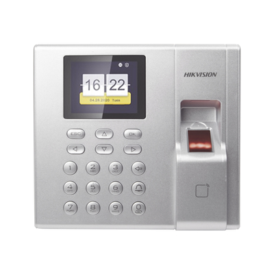 Terminal de Control de Acceso y Asistencia compatible con APP Hik-Connect (P2P) DS-K1T8003EF / Lectura de Huella y de Tarjetas EM -