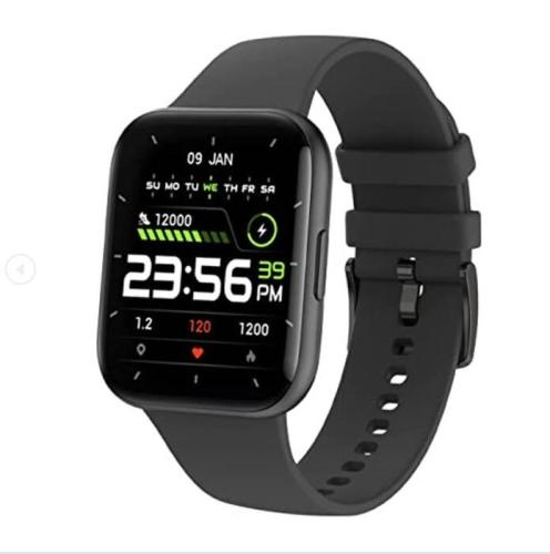 Smart Watch Hyundai Deportivo con Monitoreo de Actividad - Notificaciones, Resistencia al Agua y Pantalla Táctil. Color Negro