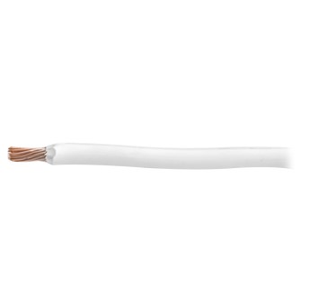 Cable 8 awg INDIANA SLY-296-WHT - 100 m, Color blanco, 8 awg, Cobre estañado