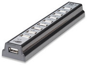 161572 HUB USB de Alta Velocidad de escritorio - 10 puertos, que proveen energía