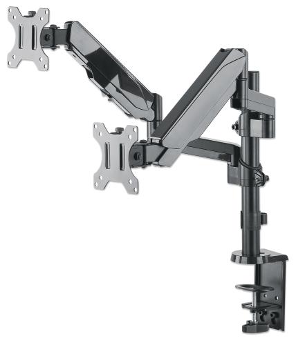 Soporte Universal de Pared para Monitor MANHATTAN 461597 - 8 kg, Aluminio, De plástico, Acero, 17