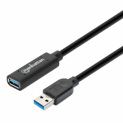 153737 CABLE EXTENSION ACTIVA REPETIDOR USB 3.0 Tipo A de 5 Metros -