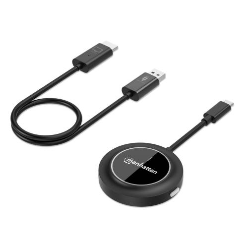 Kit de presentación de pantalla HDMI inalámbrica 1080p (208420) Manhattan. -
