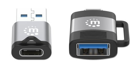 Kit de adaptadores USB-C a USB-A y USBA a USB-C (356329) MANHATTAN -