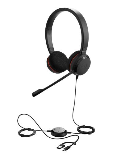 Jabra Evolve 20 Stereo MS - USB C/A Adapter SKU: 4999-823-169
