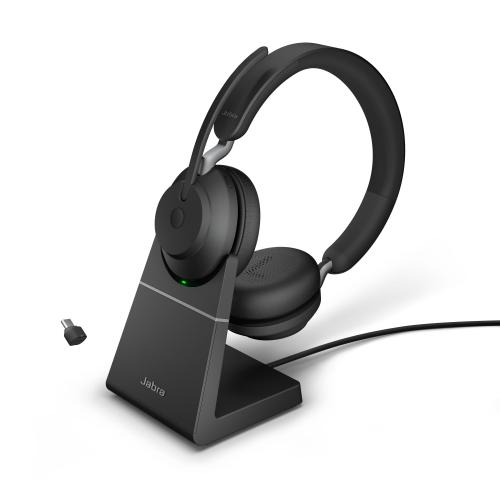 Jabra Evolve2 65 Link380a MS Stereo Black SKU: 26599-999-999 -