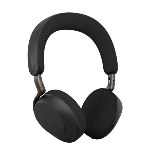 Jabra Evolve3 75 inalámbrico con USB-A y base de carga - certificado para Teams, ANC, micrófonos avanzados y audio premium híbrido