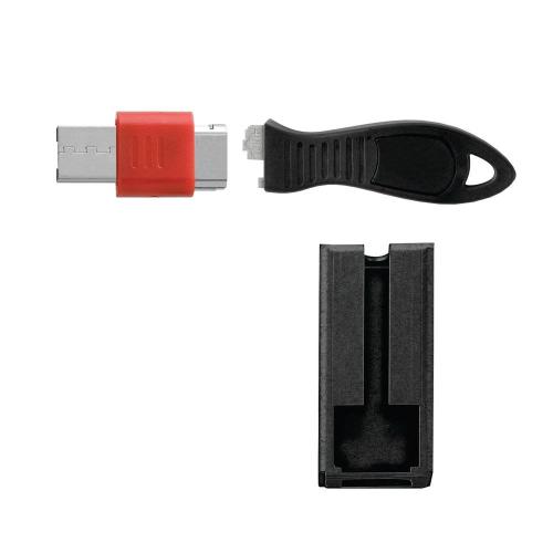 Bloqueador de puertos USB con protector de cable cuadrado K67915WW KENSINGTON -