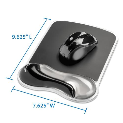 Alfombrilla para Ratón y Reposamuñecas KENSINGTON K62399US - Negro/Gris