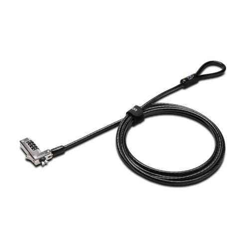 Candado Slim de combinación K60601WW KENSINGTON - 1.08m, K-Slot, negro.