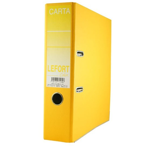 Registrador LEFORT 1530 Ojillo Rado Carta Amarillo S/INDEX  1530 -