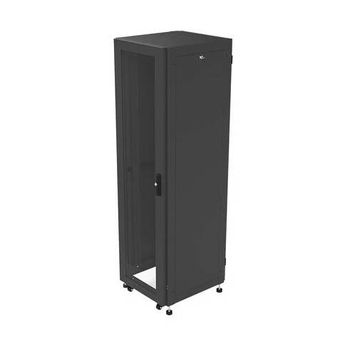 Gabinete para Telecomunicaciones Rack Estándar de 19 - 42UR, 600 mm Ancho x 600 mm Profundidad. Fabricado en Acero, Se envía el Gabinete Armado.