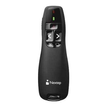 Presentador Inalámbrico Nextep NE-420 con Apuntador Laser de color rojo batería AA alcance 20 metros -