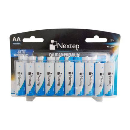 Pila Nextep AA NE-280V Alcalina LR6 1.5V con 20 Piezas Presentación en Blister -