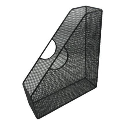 Revistero Nextep NE-164 de Malla Metálica color negro medidas 29cm x 25 cm x 7.5 cm -