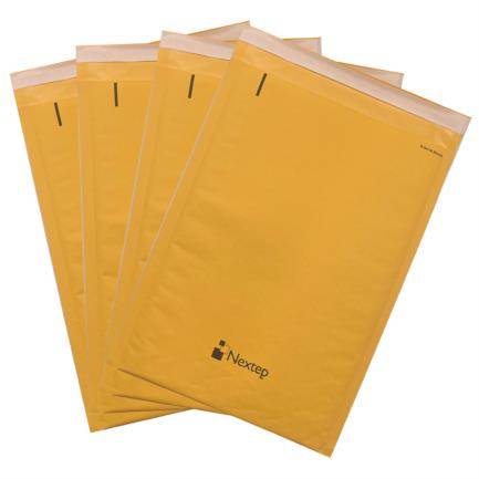 Sobre con Burbuja Nextep NE-017C Mediano Autoadherible No.4 Paquete c/25  Dimensiones: 9.5 x 14.5 (24.13 x 36.83cm) -