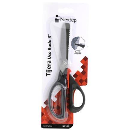Tijera Nextep NE-148R Grande Uso Rudo Función abre cajas Dimensiones: 8 -