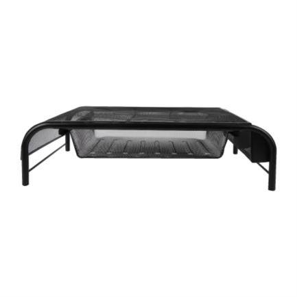 Soporte Organizador Nextep NE-163L de Malla para Laptop/Monitor con cajón dimensión 53 cm x 30cm x 14 cm -