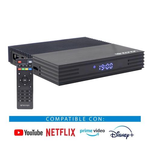 tv box NECNON Modelo 3M-2 - Ethernet, 4K UHD, Android TV 11, 2 GB, 16 GB
