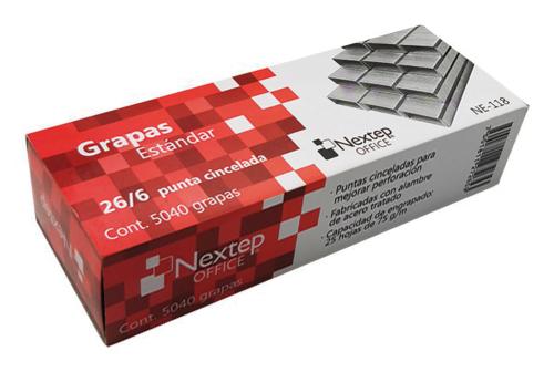 Grapas Estándar Nextep NE118 26/6 C/5000 -