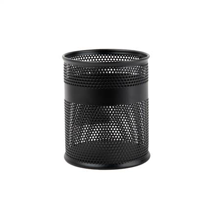 Porta lápices Nextep NE-158 mediano material malla metálica 8.5 x 10cm color negro -