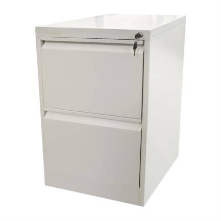 Archivero Metálico Nextep NE-654DG con 2 Cajones Ajustables Carta/Oficio con cerradura 2 llaves soporta hasta 30 kg en cada cajón  dimensiones de 73.1 x 46 -