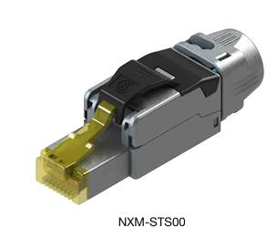 Plug XGiga Cat.6A Conector blindado RJ-45 -