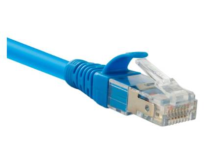 Patch Cord Cat6A U/UTP LSZH 4p 26AWG 3ft / 1m azul PCGPCC6ALZ03BL -