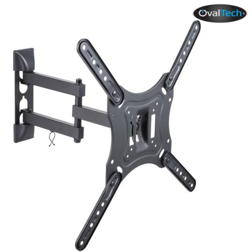 Soporte de Pared Movil OVALTECH OVTV-M2355 para TV de 23 pulgadas a 55 pulgadas (Resistencia 30kgs) -