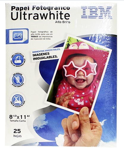Papel Fotográfico PCM 17R7945 - Papeles fotográficos, Color blanco