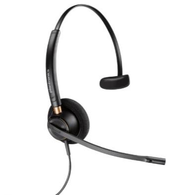 HP Poly EncorePro 510 - Alambricos, monoaural, Quick Disconnect (QD), Negro