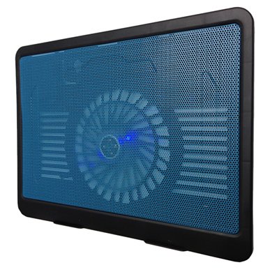 Base Enfriadora BROBOTIX 044695A - 15 pulgadas, 6 cm, Azul, USB